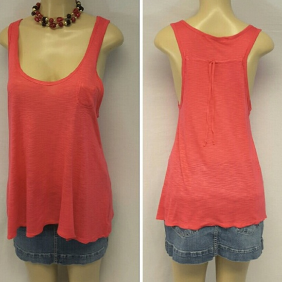 a.n.a Tops - A.N.A. Oversized, Distressed V-neck Top, sz Large